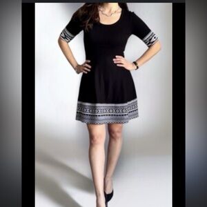 Elegant Black and White Women's Skirt